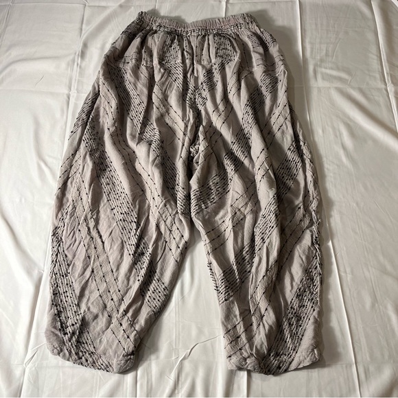 Free People Once Upon Yarn Dye Harem Pants in light pink S Boho Beach Barrel - Picture 4 of 10